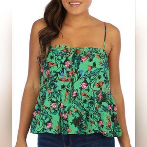 Women's Floral Knit Tank Top